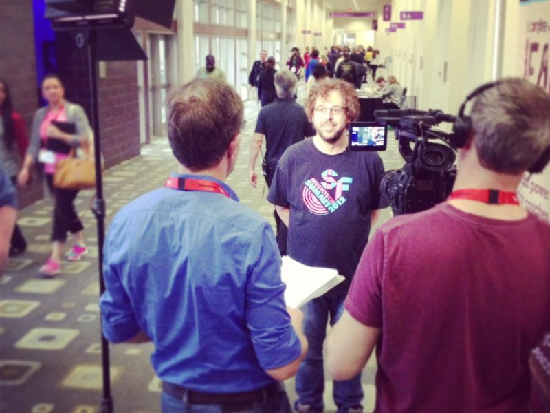 Richard and Steve interviewing at SXSW